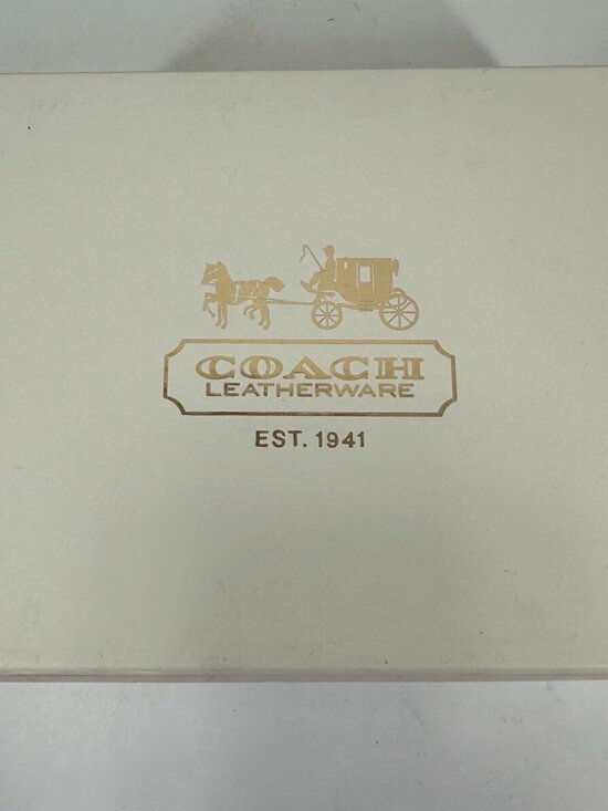 COACH Helaine Peep Toe Monogram Buckle Accent Pumps - Picture 9 of 9